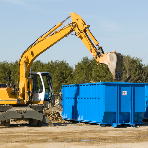 can i choose the location where the residential dumpster will be placed in Walnut Creek